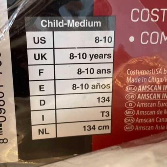 BRAND NEW boy Star Wars finn halloween costume size M 8-10 - Picture 5 of 5